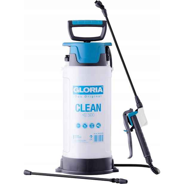 Tlakový postřikovač Clean 500 5L Epdm 3 bar kyselinovzdorný Gloria
