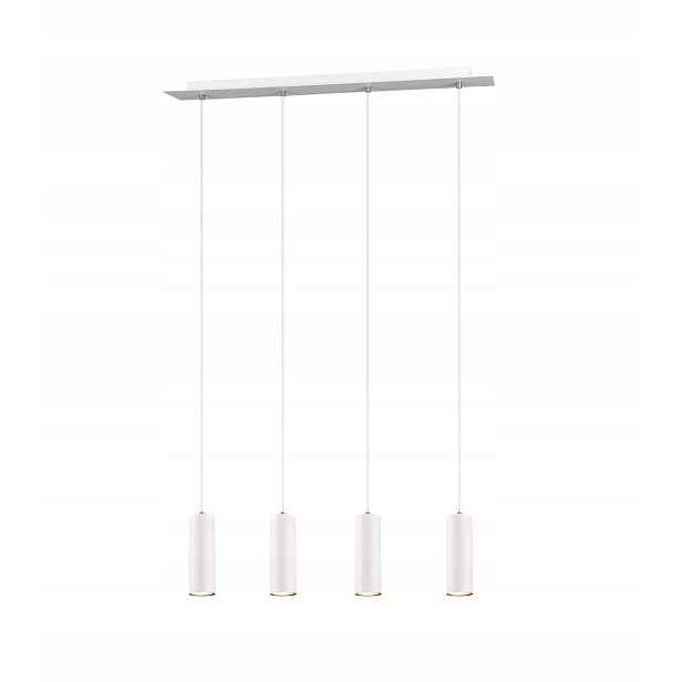 Závěsná lampa trubková Marley bílá Trio