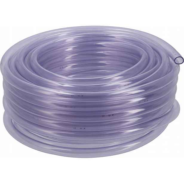 Hadice Vorel Pvc Nevyztužená 16 mm 25 m Transparentní kabel