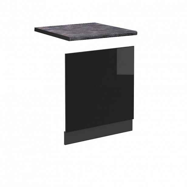 Vicco PŘEDNÍ PANEL R-Line Černý vysoký lesk 60 cm , PD Antracit
