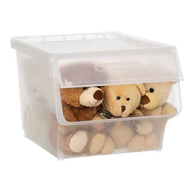 5Five® Úložný box ALL IN BOX s děleným víkem, 34l - 38 x 45,5 x 31 cm