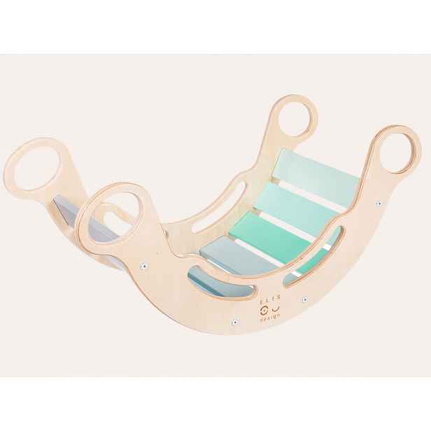 ELIS DESIGN Montessori duhová houpačka 5in1 pro kluky