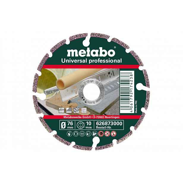 Metabo - Diamantový řezný kotouč 76x10 mm 626873000