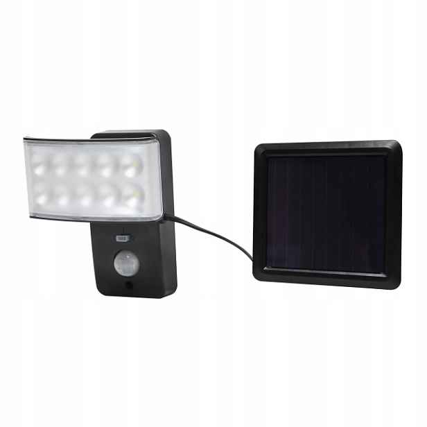 Solární halogenové nástěnné svítidlo Fleming 10 x Led senzor pohybu 120 lm