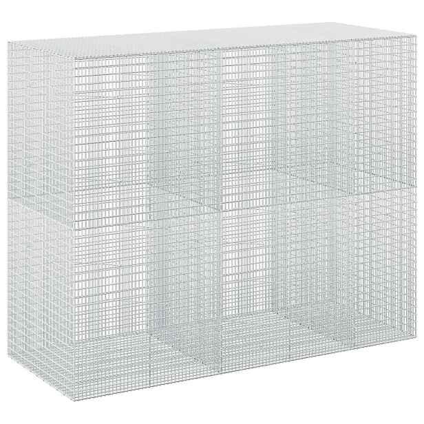 vidaXL Gabion s drátem 3,5 mm a sítem 5x2,5 cm 250x100x200 cm
