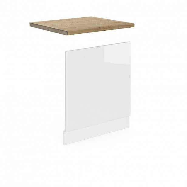 Vicco PŘEDNÍ PANEL R-Line Bílá vysoký lesk 60 cm , PD Dub