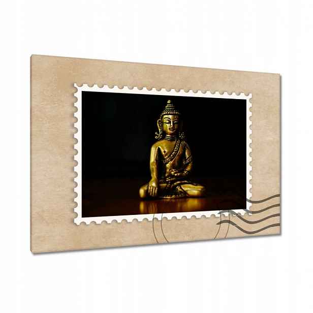 Obrazy 90x60 Zlatý Buddha Zlato