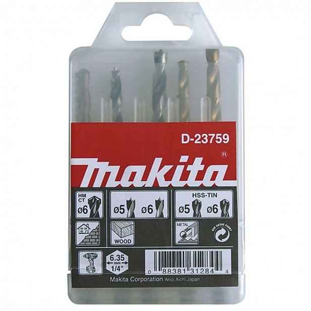 Makita - 5dílná sada vrtáků D-23759