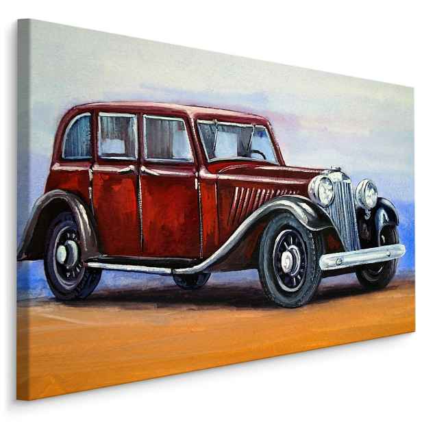 MyBestHome BOX Plátno Červené Auto Varianta: 30x20