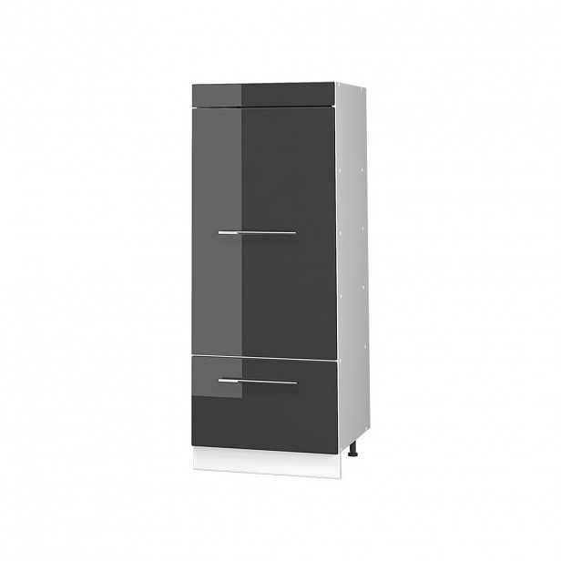 Vicco KUCHYŇSKÁ SPÍŽNÍ SKŘÍŇ Fame-Line, Antracitový vysoký lesk/Bílá, 60 cm