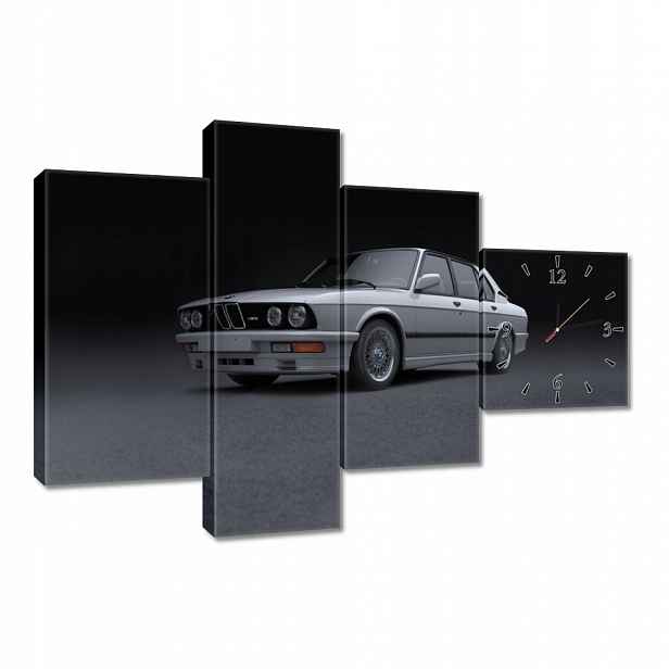 Nástěnné hodiny 100x70 Bmw M5 Žralok Klasika