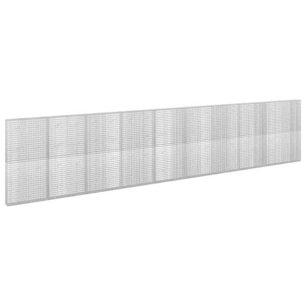 vidaXL Gabion s drátem 3,5 mm a sítem 5x2,5 cm 950x20x200 cm