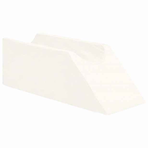 vidaXL Polštář na nohy 68 x 25 x 21,5 cm Pevný PU pěna Bílá