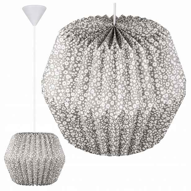 Závěsná lampa Stropní papírová E27 květiny Lustr Klosz Led do ložnice