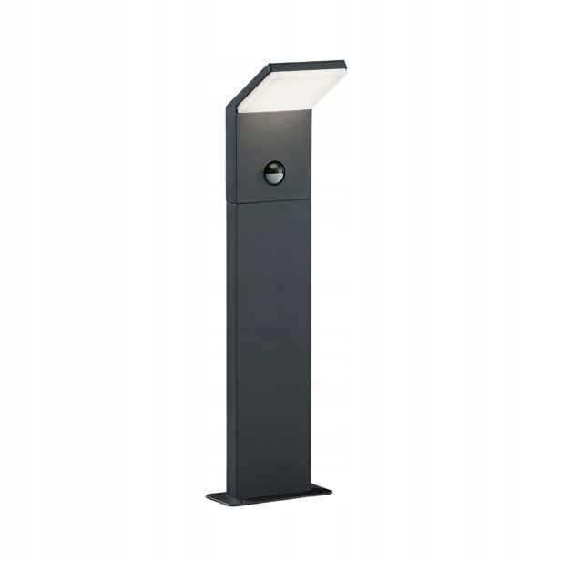 Venkovní lampa na zahradu, sloupek Pearl Senzor Pohybu antracit Trio