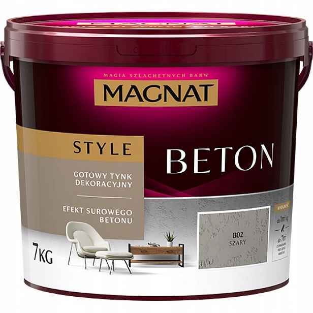 Magnat Style Architektonický beton B02 Šedý 7 kg