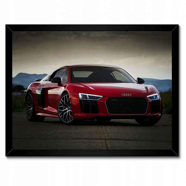 Plakáty v rámu 40x30 Červené Audi Quattro