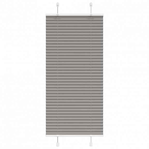 vidaXL Plisovaná roleta antracitová 60x100 cm Šířka látky 59,4 cm
