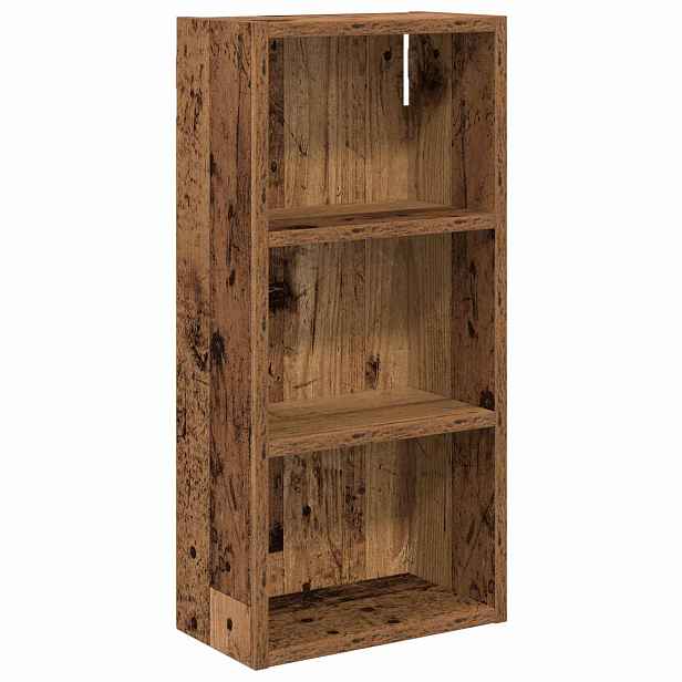 vidaXL Koupelnová nástěnná skříňka Staré dřevo 30 x 16 x 62,5 cm