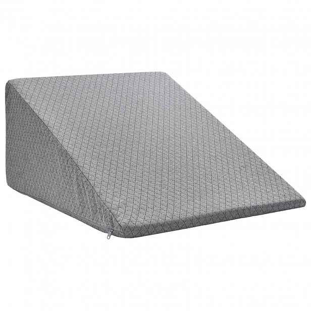 vidaXL Polštář na nohy 60 x 50 x 30 cm Měkký Paměťová pěna Šedá