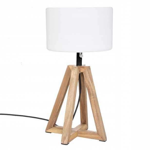 Lampa Na Terasu Matia dřevěná konstrukce výška 58 cm