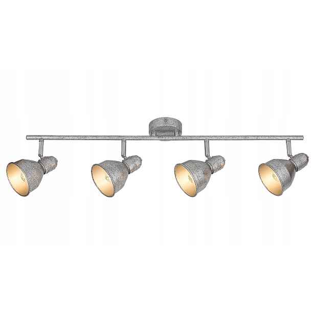 Osvětlovací lišta stříbro antická E14 4x40W Thelma 5389 Rabalux