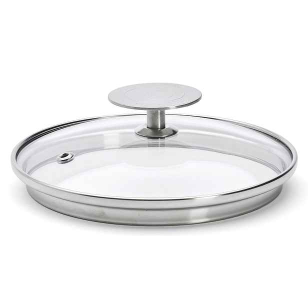 Poklička Alchimy skleněná průměr 14 cm De Buyer