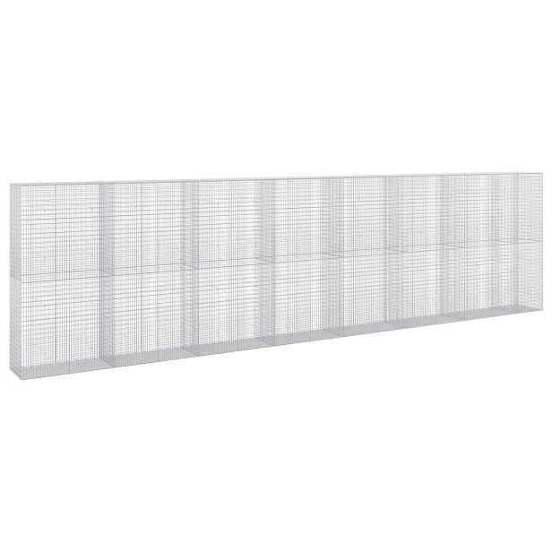 vidaXL Gabion s drátem 3,5 mm a sítem 5x2,5 cm 750x50x200 cm