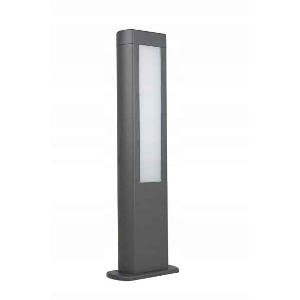 Venkovní Led osvětlovací sloupek moderní tmavě šedý 50 cm Su-ma
