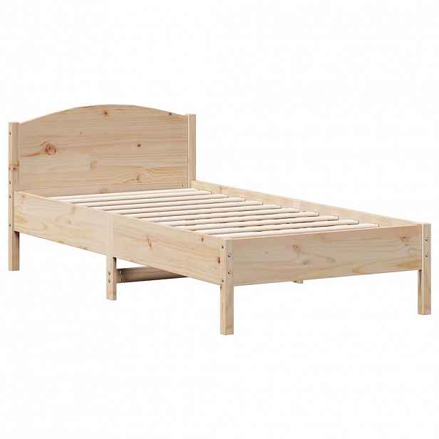 vidaXL Postel bez matrace 75 x 190 cm masivní borovice