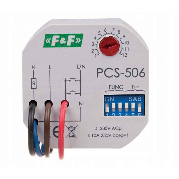8-funkční časový relé PCS-506