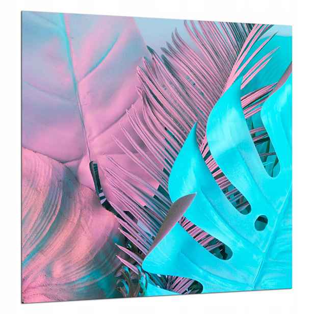 Skleněná Deska Ochranná Deska 60x65 Listy