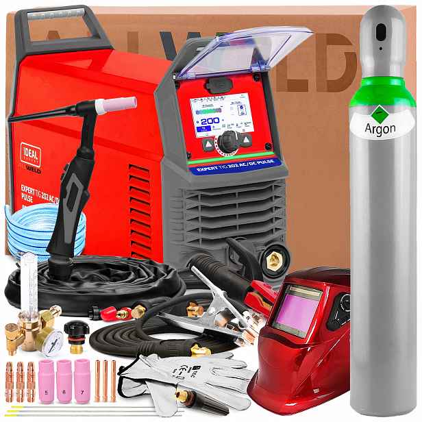 Invertorová Svářečka Ideal Expert Tig 202 Ac DC Pulse Pro 3.5 200A Mma Hf Lift