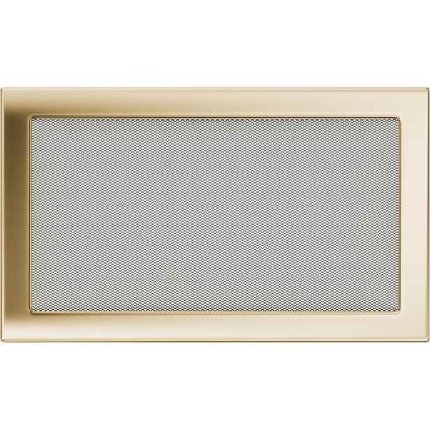 Krbová Mřížka 22x37 Pozlacená Větrací