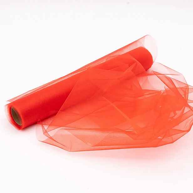 Stuha organza červená 36 × 920 cm