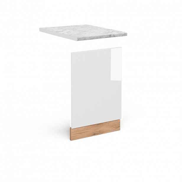 Vicco PŘEDNÍ PANEL R-Line Bílá vysoký lesk 45 cm , PD Mramor