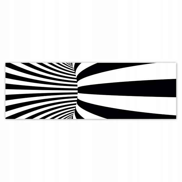 Plakáty 200x66 Abstrackja černobílá