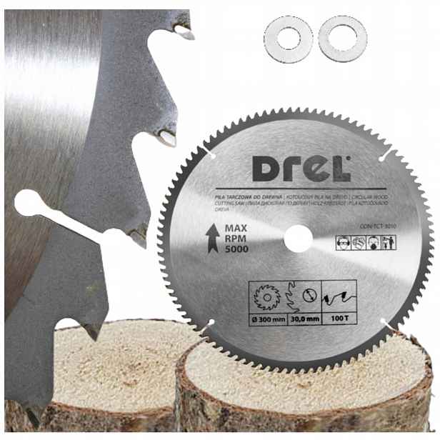 Kotoučová Pila Na Řezání Dřeva Widia 300x30.0 mm 100 Vidiových Zubů