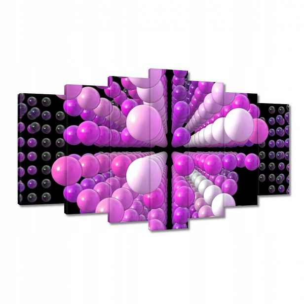 Obrazy 140x80 Fialový Matrix