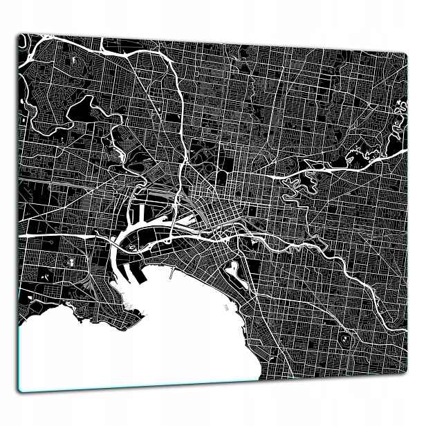 Skleněná Ochranná Deska Panel Lepidlo 65x60 Mapa
