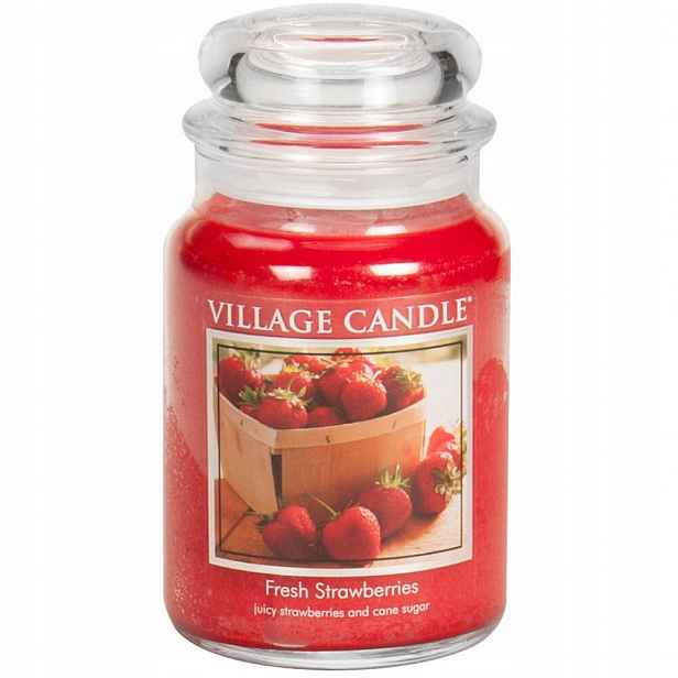 Velká svíčka Fresh Strawberries Village Candle