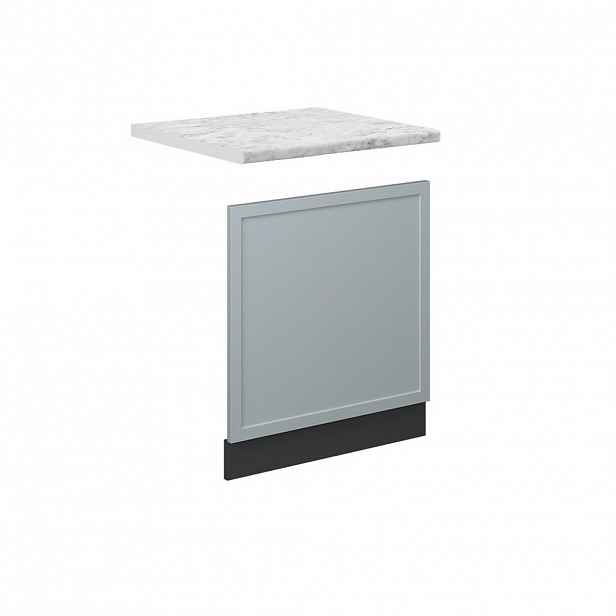 Vicco PŘEDNÍ PANEL Fame-Line Světle modrošedá 60 cm , PD Mramor