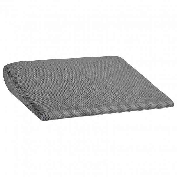 vidaXL Polštář na sedák Šedá 39 x 38 x 8,5 cm PU pěna