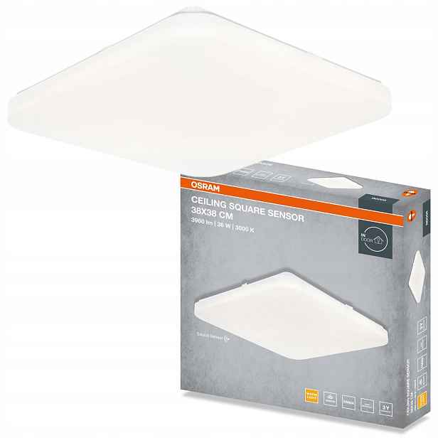 Stropní Svítidlo Led Stropní Svítidlo Nástěnné svítidlo se senzorem 36W 2880lm 3000K