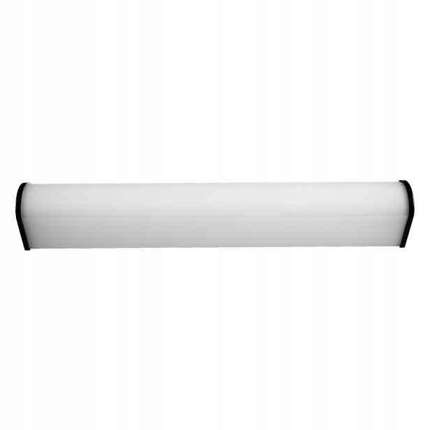 Led koupelnové nástěnné svítidlo nad zrcadlo, černé, podlouhlé, 41 cm, IP44, Polux
