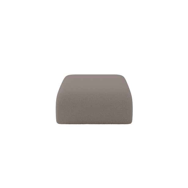 ALTDECOR MODULÁRNÍ TABURET MIRA-PUF 91x89x40 cm, hnědý, buklé