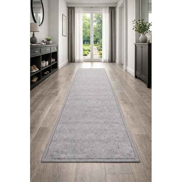 Běhoun na míru Eton šedý 73, šíře 200 cm, šedá, chodba / předsíň, Vopi