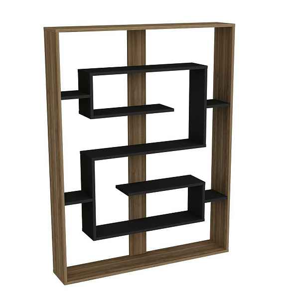 Knihovna Esteban Walnut and Black