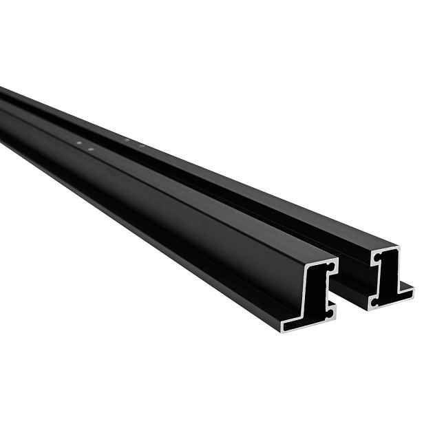 Polysan EASY BLACK set vodorovných nastavovacích profilů pivotových dveří 1900mm