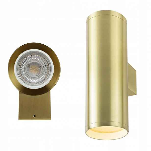 Zlaté nástěnné svítidlo Torre nahoru a dolů 2xGU10 do předsíně Light Prestige